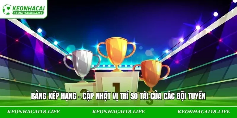 Bảng xếp hạng tại website